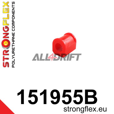 151955B Silentbloc de barre stabilisatrice avant (hauteur 39mm) - Renault Rapid / Extra / Express (85-02)