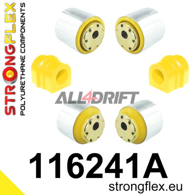 116241A Kit de silentblocs de suspension avant SPORT - Mercedes W209 (02-10)