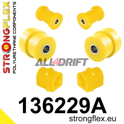 136229A Kit de silentblocs d'essieu avant SPORT - Saab I (98-10) YS3E