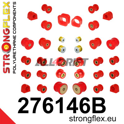 276146B Kit complet de silentblocs d'essieux - Subaru II (02-08) SG