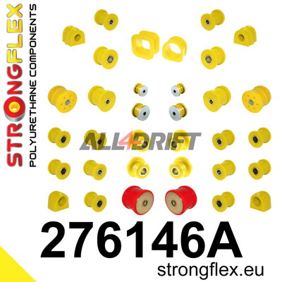 276146A Kit complet de silentblocs d'essieu SPORT - Subaru II (02-08) SG