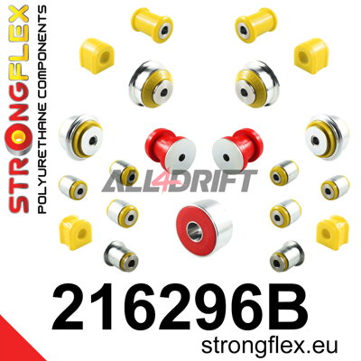 216296B Kit complet de silentblocs d'essieu Toyota Yaris / Yaris Verso