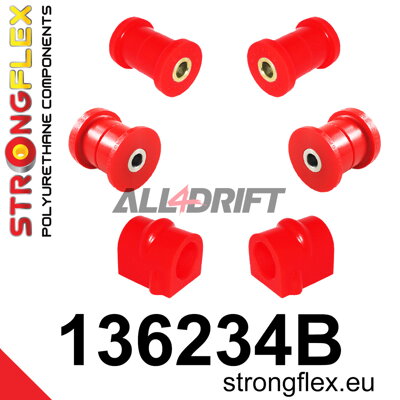 136234B Kit de silentblocs de la suspension avant - Opel / Vauxhall B (95-02)