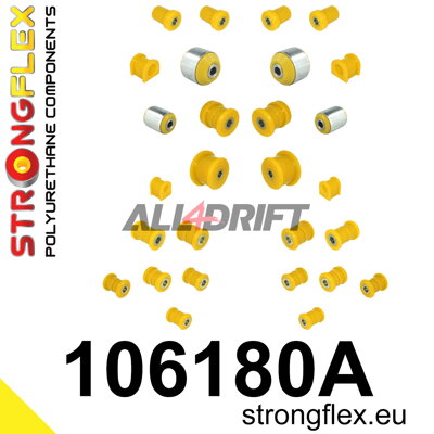 106180A Kit complet de silentblocs d'essieu SPORT - Mazda III (05-14) NC
