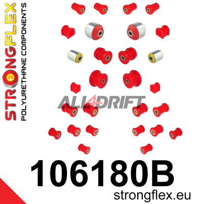 106180B Kit complet de silentblocs d'essieu - Mazda III (05-14) NC