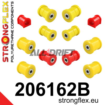 206162B Kit de silentblocs de suspension avant et arrière - Suzuki X-90 (95-97)