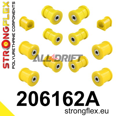 206162A Kit de silentblocs de suspension avant et arrière SPORT - Suzuki X-90 (95-97)