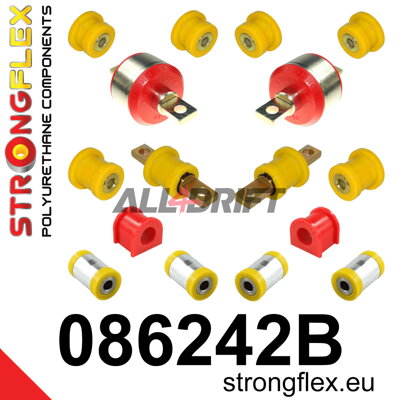 086242B: Sada silentbloků zadní nápravy - Honda I (95-02) RD1 / RD2 / RD3