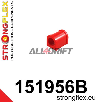 151956B Silentbloc de barre stabilisatrice avant (hauteur 33mm) - Renault Rapid / Extra / Express (85-02)