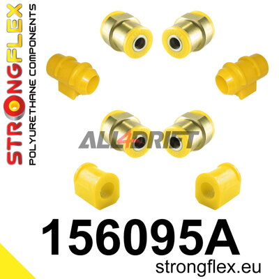 156095A Kit de silentblocs de suspension avant SPORT - Renault Rapid / Extra / Express (85-02)