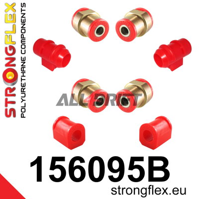 156095B Kit de silentblocs de suspension avant - Renault Rapid / Extra / Express (85-02)