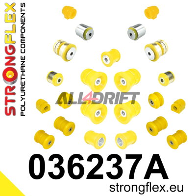 036237A Kit complet de silentblocs d'essieu SPORT BMW E38