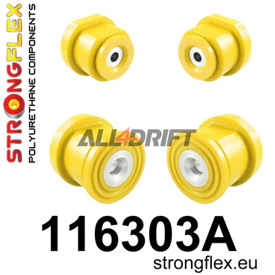 116303A Kit de silentblocs de berceau arrière SPORT - Mercedes W209 (02-10)