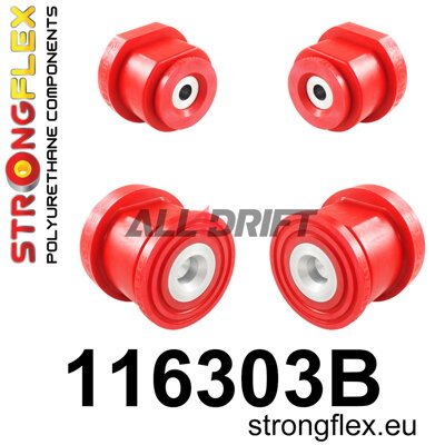 116303B Kit de silentblocs de berceau arrière - Mercedes W209 (02-10)