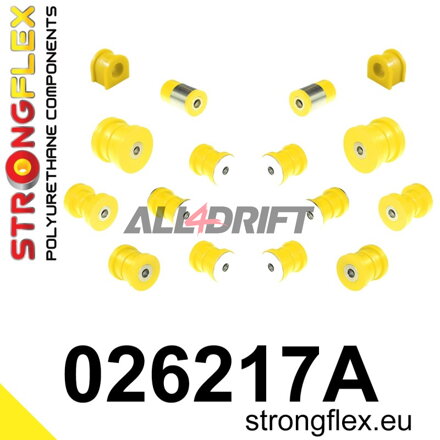 026217A Kit de silentblocs d'essieu arrière SPORT Audi 80 / A4
