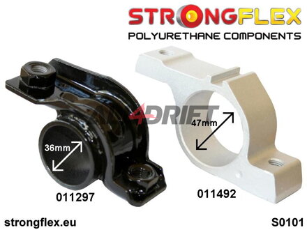 011492B : Silentbloc arrière du triangle inférieur avant - Alfa Romeo 147 (00-10) type 937