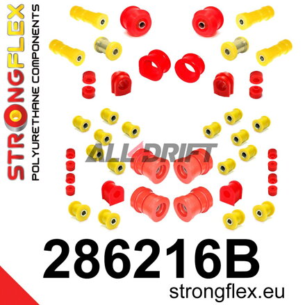 286216B Kit complet de silentblocs d'essieux R32 AWD - Nissan R32 (89-94) AWD