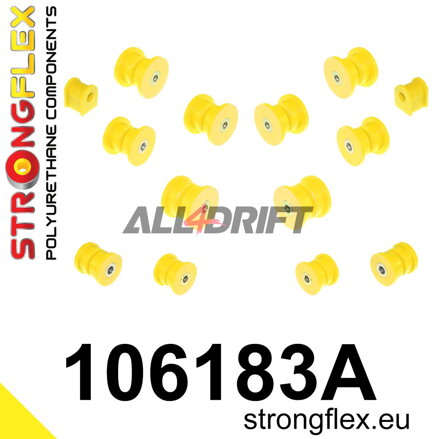 106183A Kit de silentblocs d'essieu arrière SPORT - Mazda III (92-02) FD