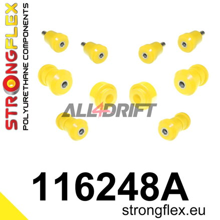 116248A Kit de silentblocs de suspension avant SPORT - Mercedes W140 (91-98)