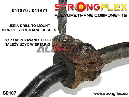 016247A : Kit de silentblocs d'essieu arrière SPORT - Alfa Romeo 159 (05-11) type 939