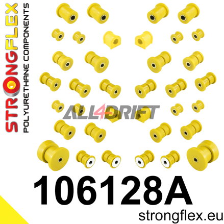 106128A Kit complet de silentblocs en polyuréthane SPORT - Mazda I (89-98) NA