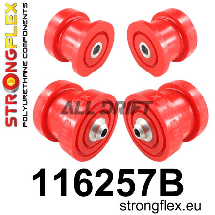 116257B Kit de silentblocs de berceau arrière - Mercedes GLK (08-15) X204