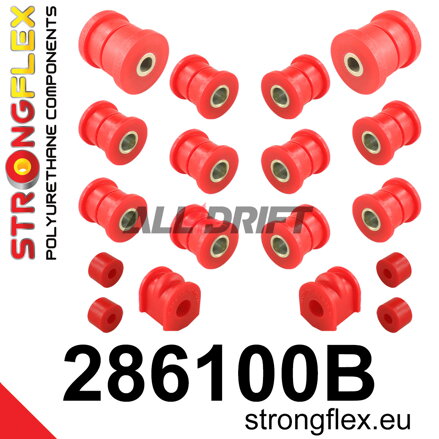 286100B Kit de silentblocs d'essieu arrière - Nissan 100NX (90-96) B13