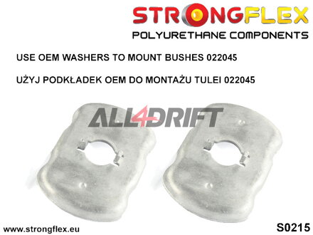 026264A Kit complet de silentblocs en polyuréthane SPORT pour essieux Audi A8 / S8
