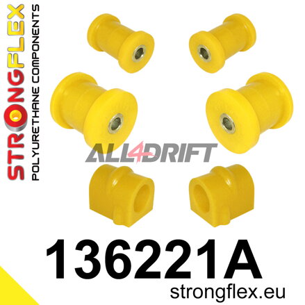 136221A Kit de silentblocs de suspension avant SPORT - Opel / Vauxhall H (04-10)