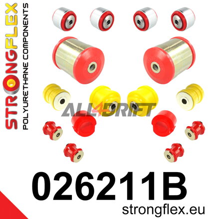 026211B : Kit de silentblocs de suspension avant - Audi C6 (04-11) Quattro & Allroad