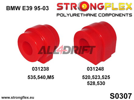 036233B Kit complet de silentblocs d'essieu E39 Sedan BMW