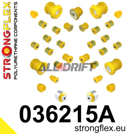 036215A Kit complet de silentblocs d'essieu SPORT BMW E8x / E9x