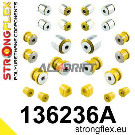 136236A Kit de silentblocs d'essieu arrière SPORT Opel / Saab