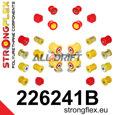 226241B Kit complet de silentblocs en polyuréthane pour suspension - Volkswagen B6 Traction