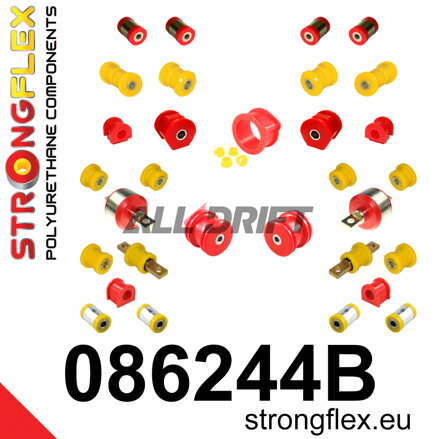 086244B : Kit complet de silentblocs d'essieu - Honda CR-V I (95-02) RD1 / RD2 / RD3