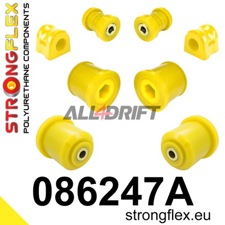 086247A: Kit de silentblocs d'essieu avant et de berceau arrière SPORT - Honda VIII (06-12) Hatchback FK / FN