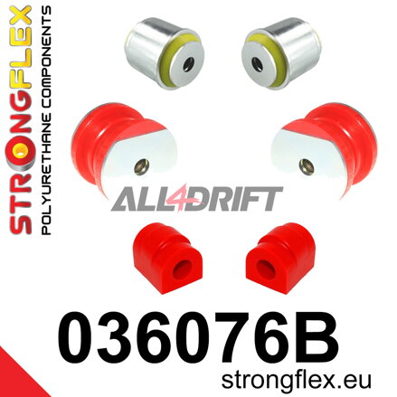 036076B Kit de silentblocs d'essieu avant - BMW II (81-88) E28