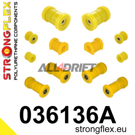 036136A Kit de silentblocs d'essieu arrière SPORT BMW E36 Compact / Z3